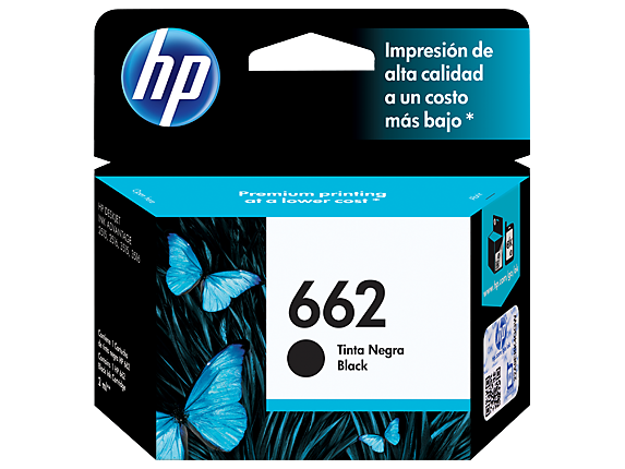 HP 662 Black Ink Cartridge 120 pages CZ103AL