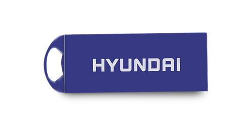 Hyundai Bravo Keychain USB 2.0 8G Blue