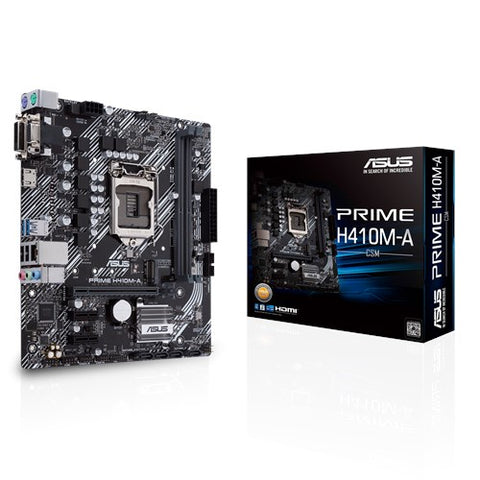 Asus PRIME H410M-A/CSM LGA1200/ Intel H410/ DDR4/ SATA3&USB3.2/ M.2/ mATX Motherboard