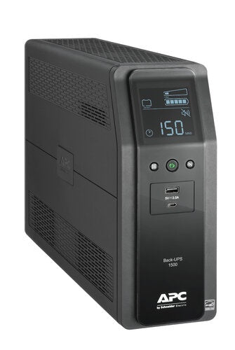 APC Back-UPS BR1500M2-LM 1500VA, 120V, AVR, LCD,  2 USB charging ports, 10 NEMA outlets (4 surge)