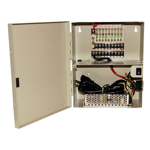 Power Supply Box - 9 Port / 10A / 12V DC