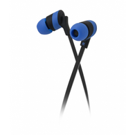 Klip Xtreme KolorBudz Stereo Earphones - Blue 3.5mm