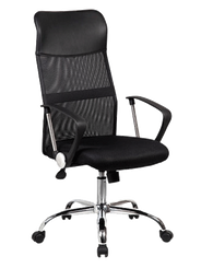 Sit M332 Manager Chair - Mesh Fabric with Plastic/chrome Armrest
