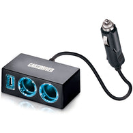 Car and Driver USB & Dual Socket LED Car Charger