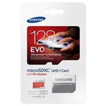 Samsung 128GB 100MB/s (U3) MicroSD EVO Select Memory Card w/ Adapter