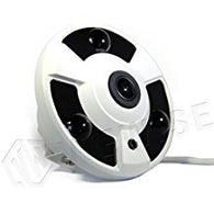 VIEWISE 1080P 2 Megapixel Indoor / Outdoor Surveillance Security Camera Video Monitoring Night Vision 4-in-1 HD-TVI, AHD, CVI, CVBS Camera (White Indoor Dome 360 Degree Fish-eye Lens)