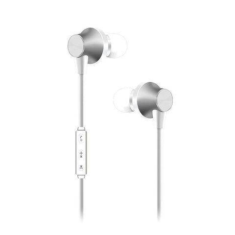 Unno Tekno IconBuds Bluetooth Wireless Earbuds w/ Mic - Silver