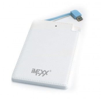 iMexx 3000mAh Rechargeable Power Bank with Micro USB Cable IME-70052