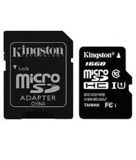 Kingston 16GB micro SCHD Class 10 Flash Cards