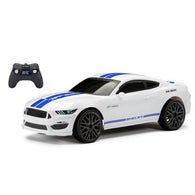 New Bright 1:12 (14.5") RC Cars Mustang Shelby GT350, 2.4 GHz USB - White