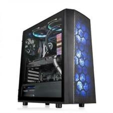 Thermaltake CA-1L7-00M1WN-02 Versa J24 Tempered Glass RGB Edition Computer Case Chassis w/ 3x RGB Fans