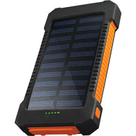 Chargeworx 10000mAh Solar Powered Weather Proof Power Bank w/ Dual USB Ports