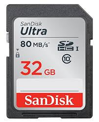 SanDisk Ultra 32GB  SDHC UHS-I Class 10 100mb/s