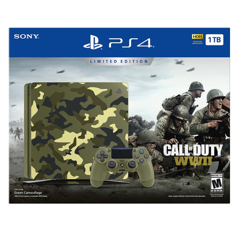 Sony PlayStation 4 Slim 1TB Console - Call of Duty WWII Limited Edition