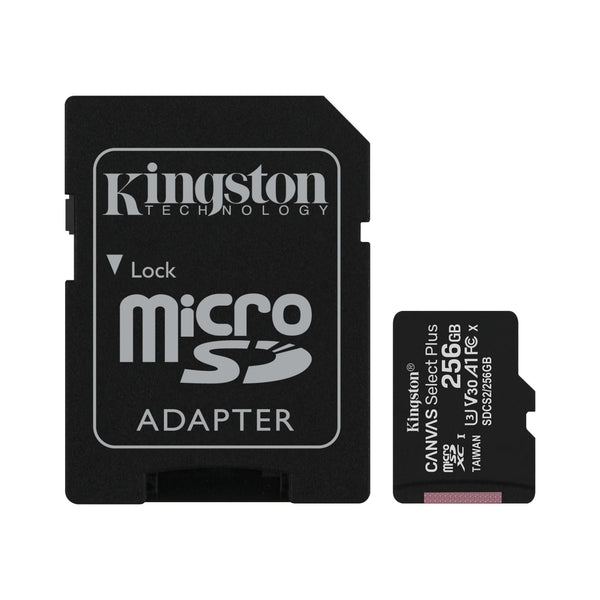 Kingston Canvas Select Plus 256GB microSD Class 10 UHS-I Card