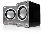 KlipX Portable Mini Cube USB Stereo Speakers Set 4W KES-210)