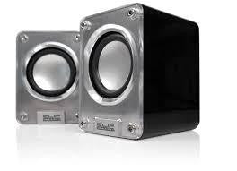 KlipX Portable Mini Cube USB Stereo Speakers Set 4W KES-210)