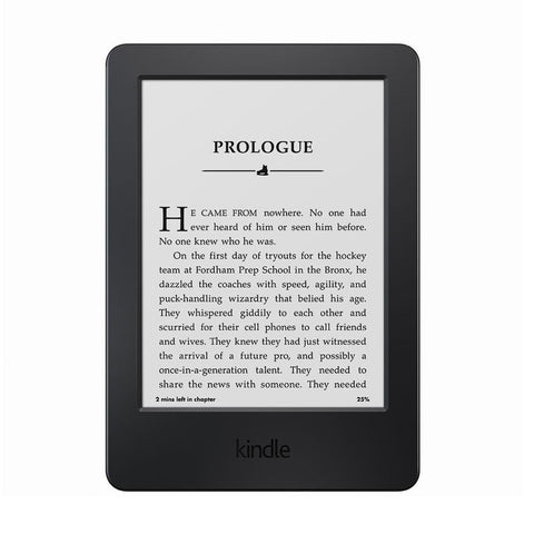 Kindle E-reader - Black 6" Glare-Free Touch Display Wi-Fi - Includes Special Offers