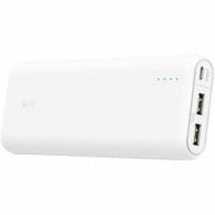 Anker PowerCore Power Bank Charger Dual USB 15600mAh White
