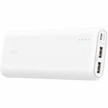 Anker PowerCore Power Bank Charger Dual USB 15600mAh White