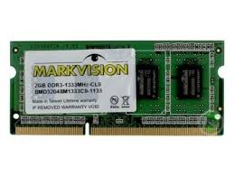 MarkVision 2GB PC3 10600 DDR3 1333 SO-DIMM Memory