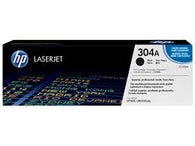 HP 304A Black Original LaserJet Toner Cartridge (CC530A)