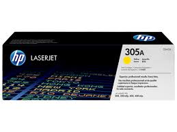 HP 305A Yellow Original LaserJet Toner Cartridge (CE412A)