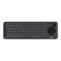 Logitech K600 TV - Keyboard - with touchpad, D-pad - Bluetooth, 2.4 GHz - Graphite Black