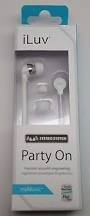 iLUV iEP314 Ergonomic Flatwire Earphone - WHT