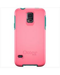 Otterbox Symmetry for Galaxy S5 Case-Teal Roser- Blaze Pink