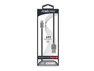 Acellories Lightning to USB 6FT Cable - Black