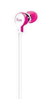 iLUV iEP314 Ergonomic Flatwire Earphone - PNK