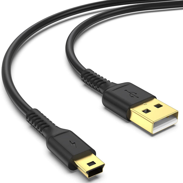 3ft USB 2.0 to Mini B Male Charging Cable