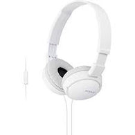 Sony Studio MDR-ZX110AP Stereo On-Ear Headphones w/ Mic- White
