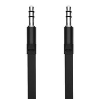 i-Source 3.5mm to 3.5mm Audio Flat Cable - Black
