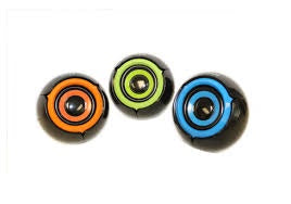 Myo USB 2.0 Mini Speaker w/ 3.5mm Audio Connect, Volume Control in Cable - Black/Orange