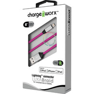 Chargeworx LUXA Braid 6ft Lightning Sync & Charge Cable