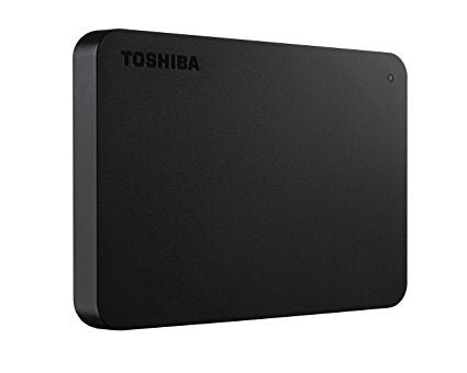 Toshiba Canvio Basics 1TB Portable External Hard Drive USB 3.0, Black