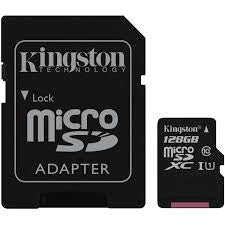 Kingston Canvas Select 128GB microSDXC Class 10 Memory Card