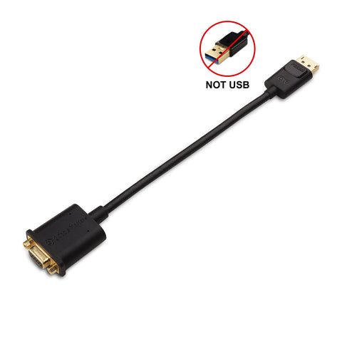 Cable Matters DisplayPort to VGA Adapter –