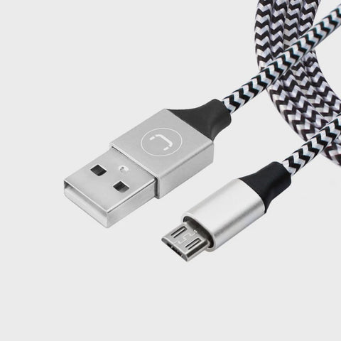 Unno Tekno Micro USB 2.0 Braided Cable - 5ft