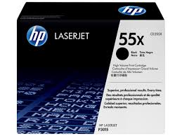 HP 55X High Yield Black Original LaserJet Toner Cartridge (CE255X)