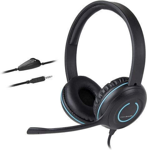 Cyber Acoustics 3.5mm Stereo Headset w/ Noise Cancelling Mic