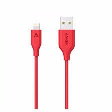 Anker PowerLine Cable Lightning 3FT A8111H91 - Red