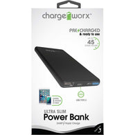 Chargeworx 6000mAh 3A Ultra Slim Power Bank