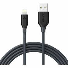 Anker PowerLine Cable Lightning 6FT A8112H11 - Space Gray