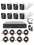 AHD 8 Channel 5MP Bullet DVR Kit + Seagate SkyHawk 2TB 6Gb/s 5900 rpm Surveillance Hard Drive