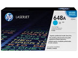 HP 648A Cyan Original LaserJet Toner Cartridge (CE261A)