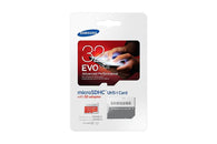 Samsung - EVO+ 32GB microSDHC Class 10 UHS-1 Memory Card - Red/White