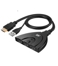Unno Tekno Pigtail HDMI Switch - 3 Ports